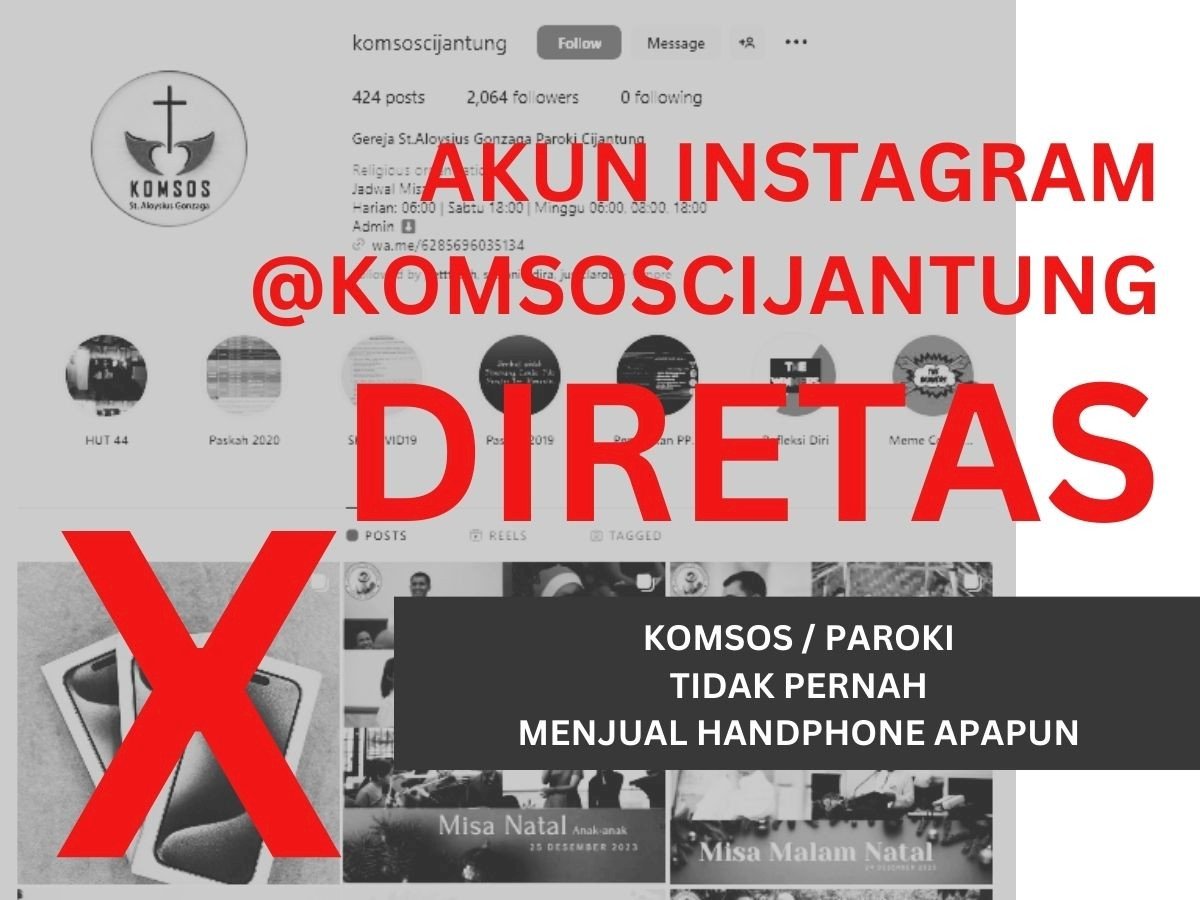 Instagram Komsos Cijantung Diretas
