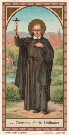ORANG KUDUS REDEMPTORIST: Riwayat Singkat Santo Klemens Maria Hofbauer CSsR (1751–1820)